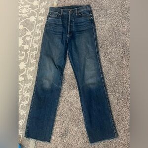 The Tippy Top Frisky Flood Fray in Need For Speed Mother jeans